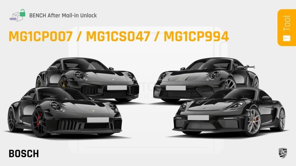 Bosch MG1CP007 MG1CS047 MG1CP994 Chiptuning für Porsche