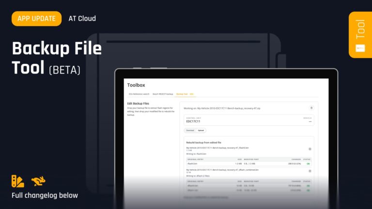 Autotuner Backup File Tool BETA: Backups einfacher bearbeiten