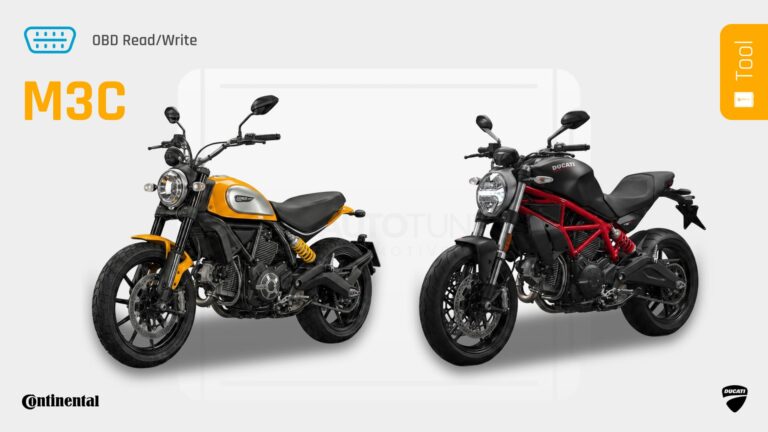 Continental M3C Chiptuning für Ducati per OBD