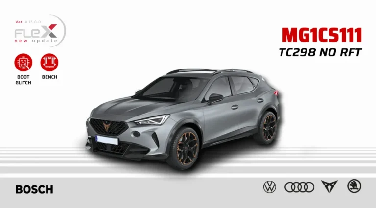 Bosch MG1CS111 Chiptuning: Flex 8.13.0.0 per Boot Glitch