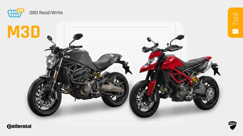 Continental M3D Chiptuning: Ducati per OBD mit AutoTuner