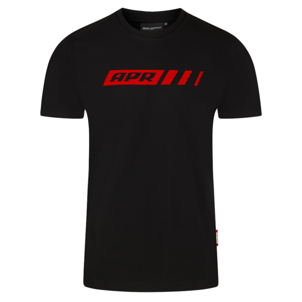 Premium APR Essentials T-Shirt Flock schwarz