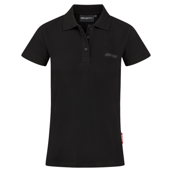 Premium APR Essentials Polo-Shirt Damen schwarz