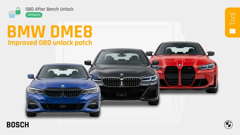 Bosch MG1CS201 Chiptuning: Neuer OBD Unlock Patch für BMW