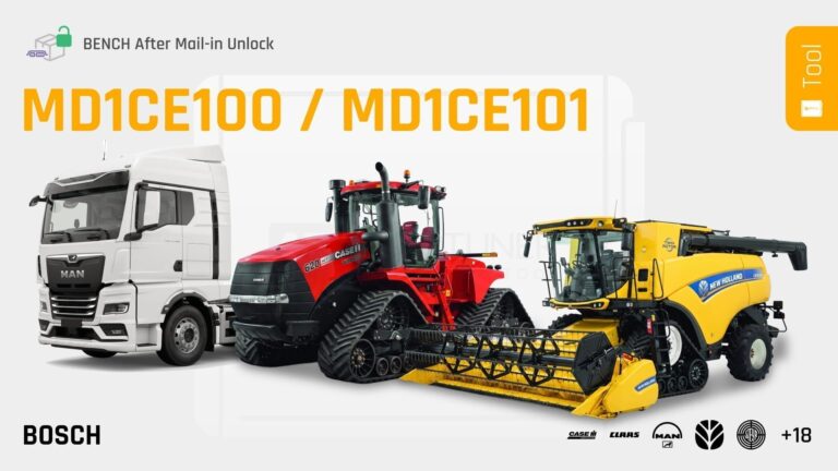 Bosch MD1CE100 Chiptuning: Neues Bench-Protokoll