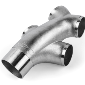 APR Cast Stainless Steel Double Y Splitter  76mm (3″) zu Quad 63.5mm (2.5″)